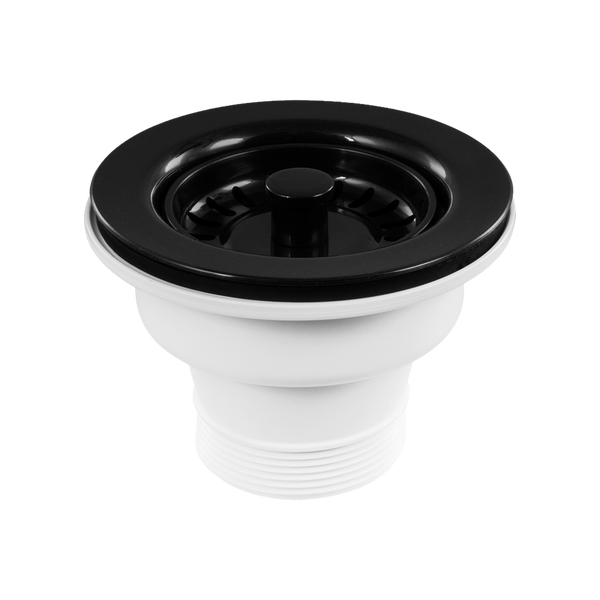 Abey Plug & Waste 90x50mm Black