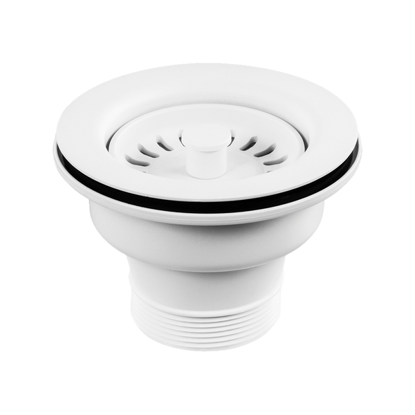 Abey Plug & Waste 90x50mm White