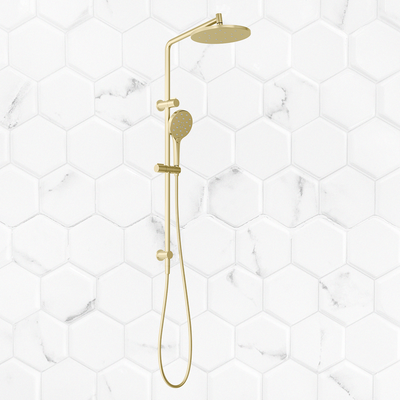 Ormond Twin Shower Brushed Gold