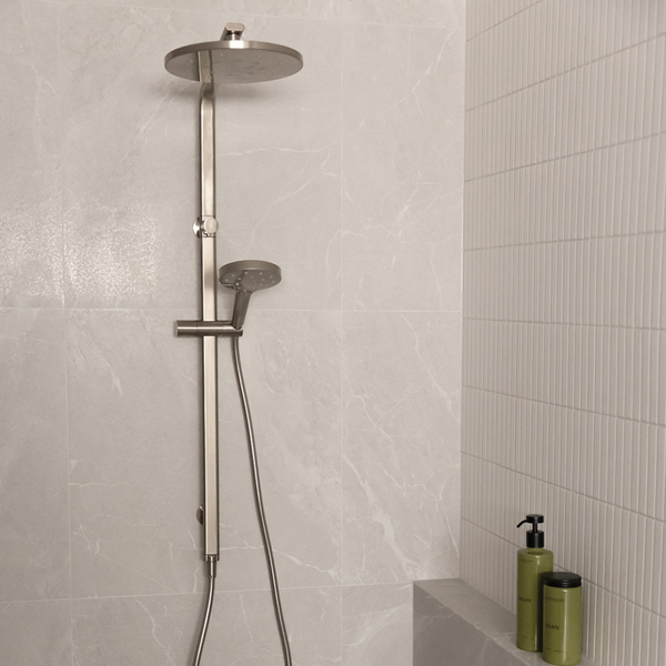 Phoenix Oxley Twin Shower 4 Star Brushed Nickel