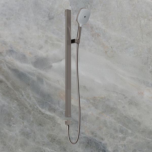 Argent Infinity Shower Rail Set Gunmetal