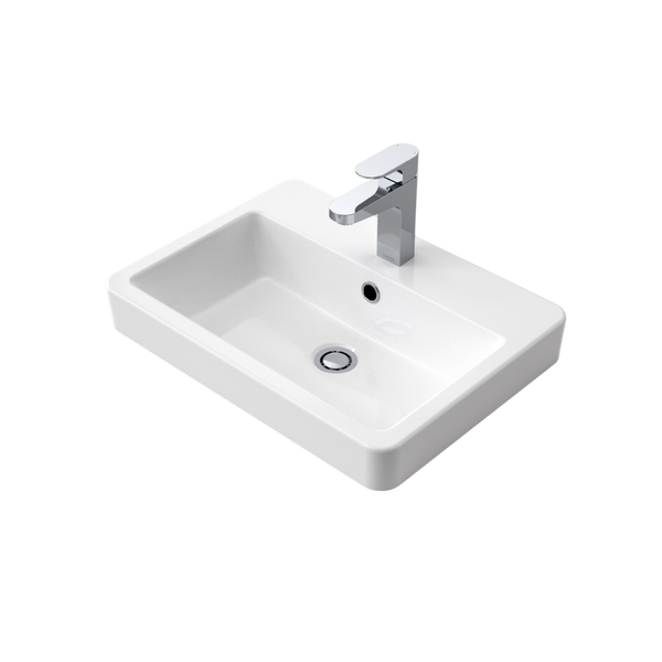 Caroma Basa Inset Basin 1TH White