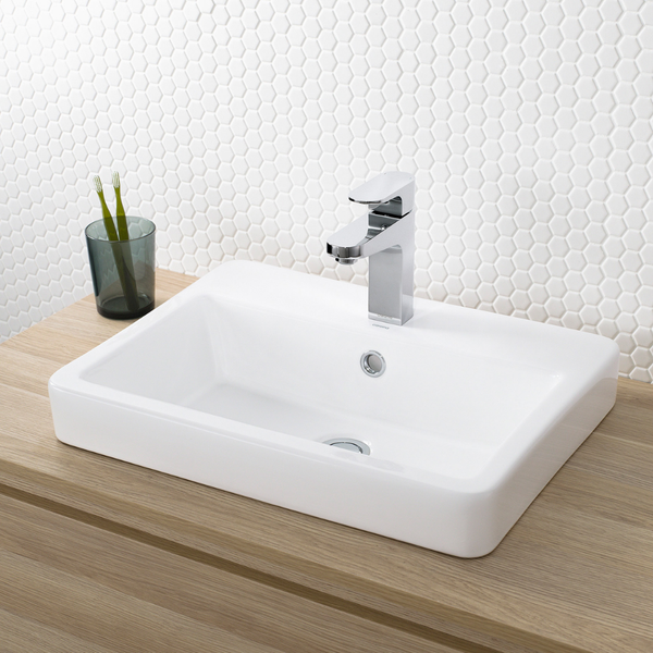 Caroma Basa Inset Basin 1TH White