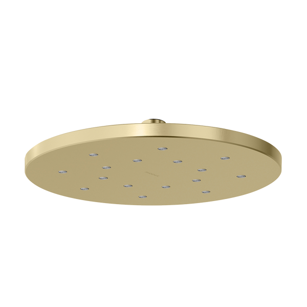 Phoenix LuxeXP Shower Rose 250mm Round Brushed Gold