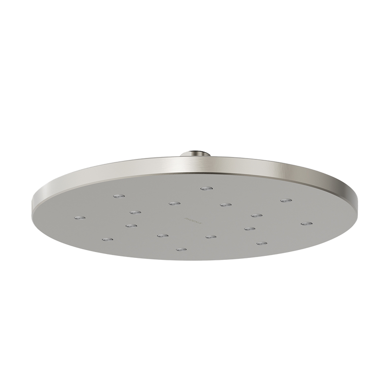 LuxeXP Shower Rose 250mm Round Brushed Nickel