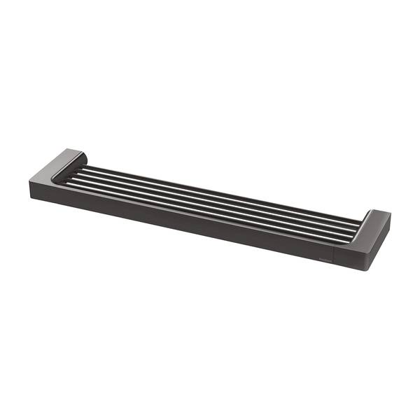 Phoenix Gloss Shower Shelf Brushed Carbon