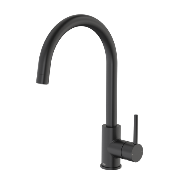 Dorf Poseidon Sink Mixer Black CLEARANCE