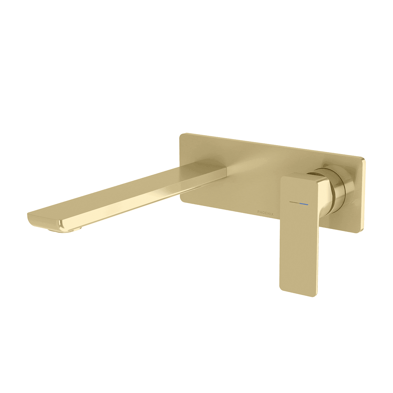 Gloss MKII SwitchMix Wall Basin / Bath Mixer Set 200mm Brushed Gold