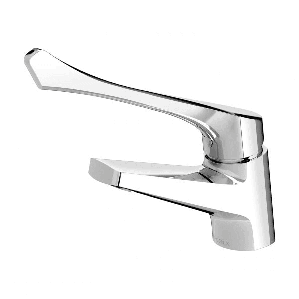 Ivy MKII Extended Handle Fixed Basin Mixer  Chrome
