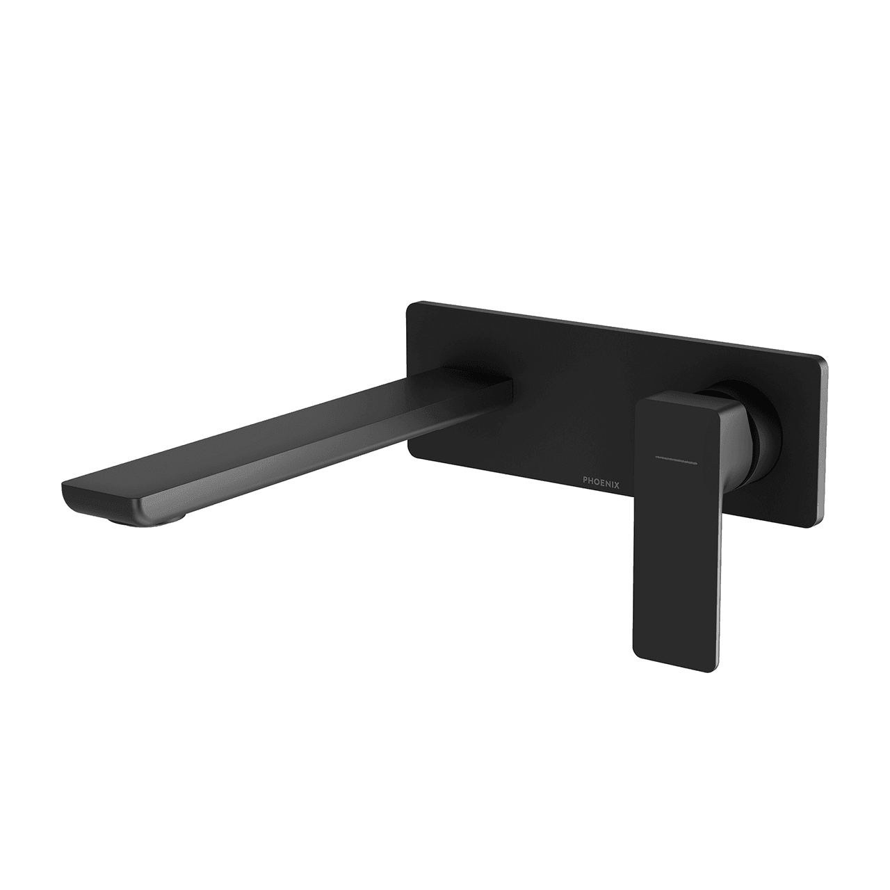 Gloss MKII SwitchMix Wall Basin / Bath Mixer Set 200mm Matte Black