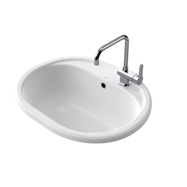 Caroma Metro Utility Basin Right Hand with 1 Tap Hole