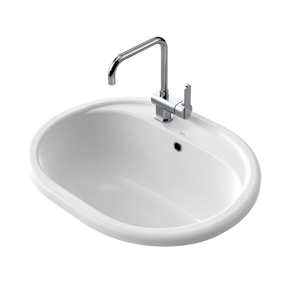 Caroma Metro Utility Basin Left Hand Side Tap Hole