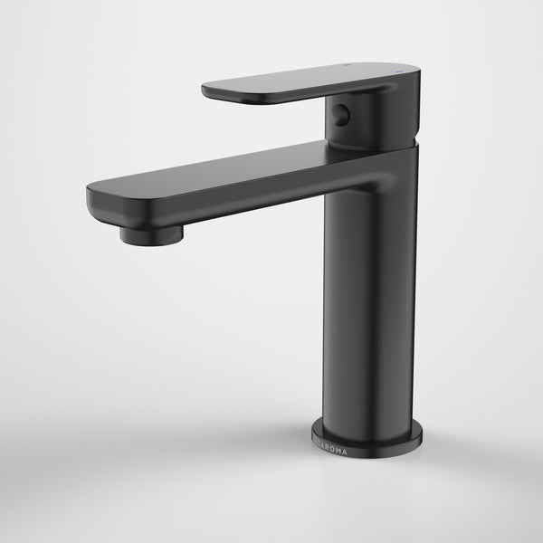 Caroma Luna Basin Mixer Black Lead Free