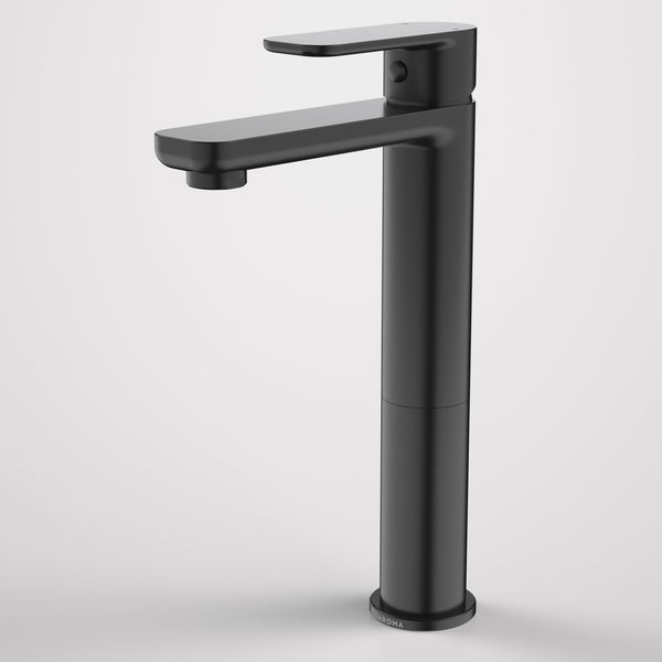 Caroma Luna Tower Basin Mixer Black Lead Free