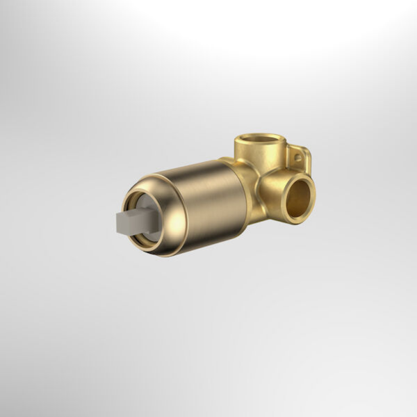 Caroma Luna Bath/Shower Mixer Inwall Body Brushed Brass