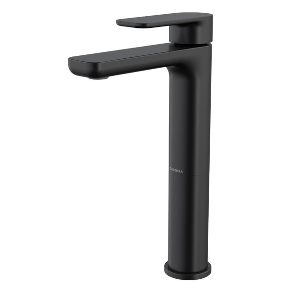 Caroma Luna II Tower Basin Mixer Satin Black Lead Free