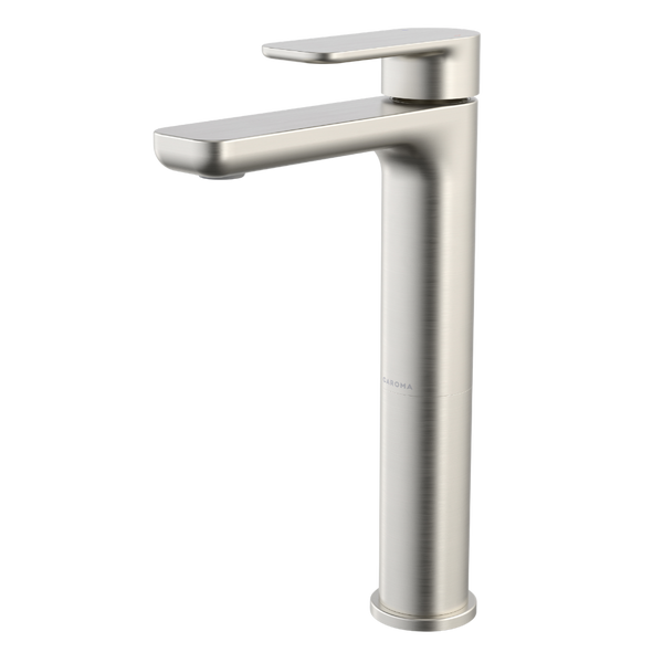 Caroma Luna II Tower Basin Mixer Brushed Nickel Lead Free