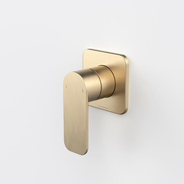 Caroma Luna II EasySwitch Bath/Shower Mixer (Complete Kit) Brushed Brass Lead Free