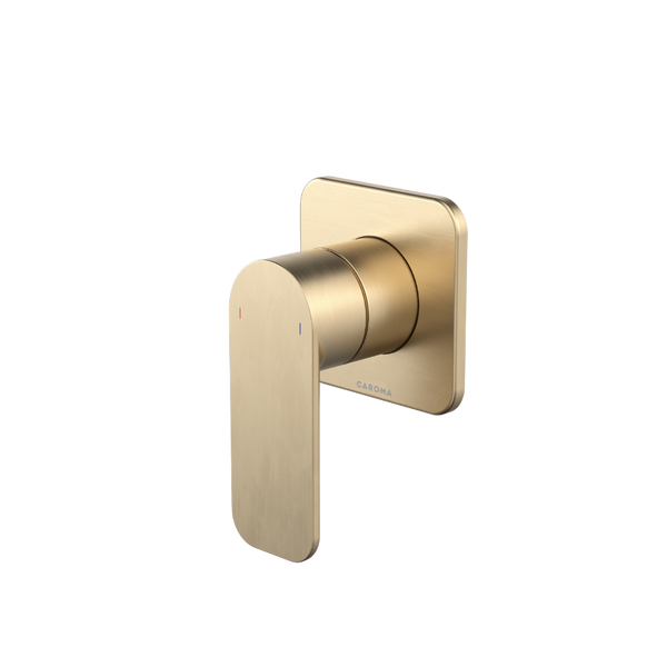 Caroma Luna II EasySwitch Bath/Shower Mixer (Complete Kit) Brushed Brass Lead Free