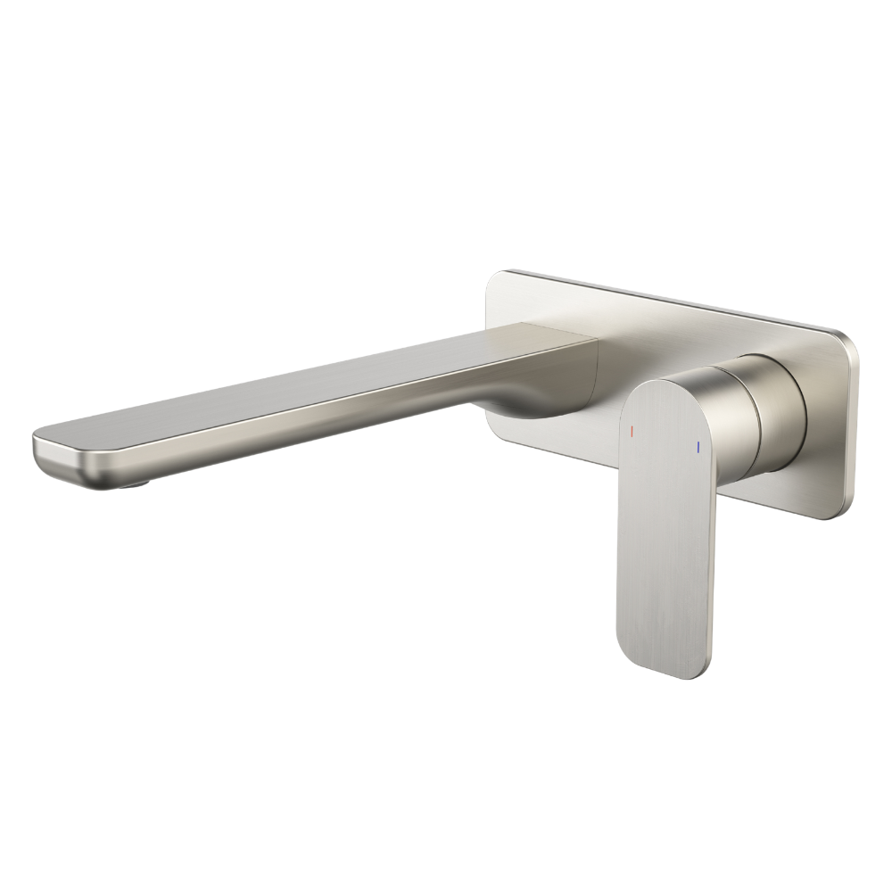 Caroma Luna II EasySwitch Wall Basin/Bath Mixer 220mm (Complete Kit) B ...