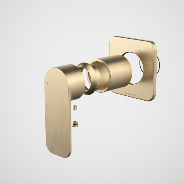 Caroma Luna II EasySwitch Bath/Shower Mixer (Trim Kit) Brushed Brass