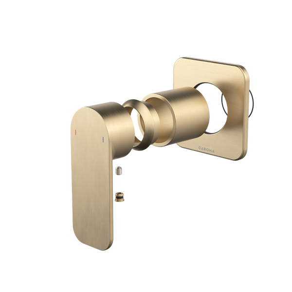 Caroma Luna II EasySwitch Bath/Shower Mixer (Trim Kit) Brushed Brass