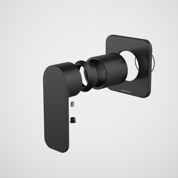 Caroma Luna II EasySwitch Bath/Shower Mixer (Trim Kit) Satin Black
