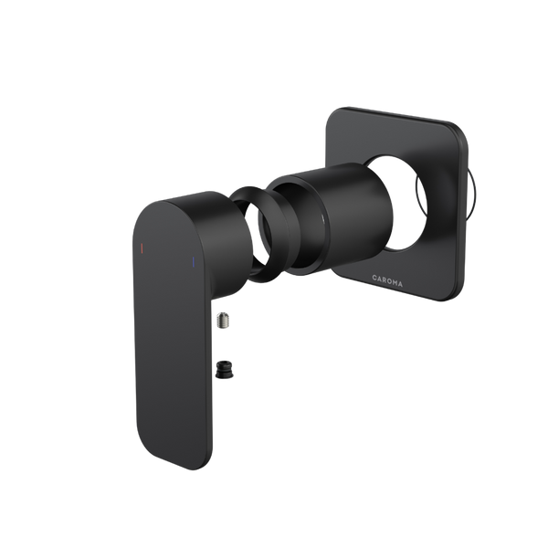 Caroma Luna II EasySwitch Bath/Shower Mixer (Trim Kit) Satin Black