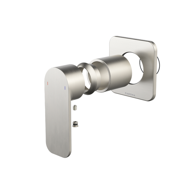 Caroma Luna II EasySwitch Bath/Shower Mixer (Trim Kit Only) Brushed Nickel