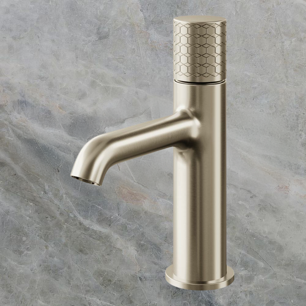 Argent Luxx Basin Mixer Brushed Nickel Lead Free