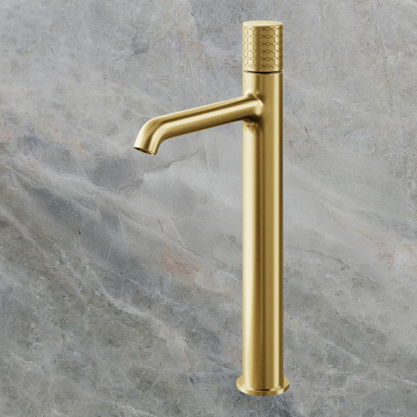 Argent Luxx Vessel Basin Mixer Brushed Gold Lead Free