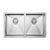 Fienza Hana Anti-Scratch 27L/27L Double Kitchen Sink Stainless Steel