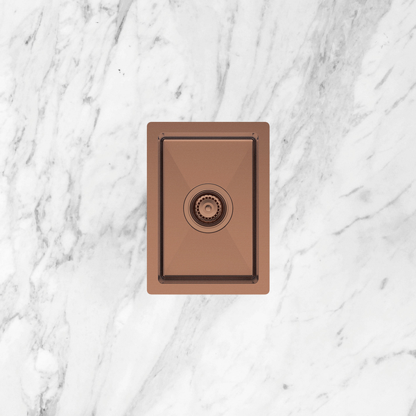 Fienza Hana 10L Single Kitchen Sink Brushed Copper