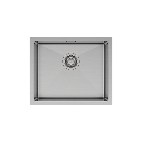 Fienza Hana 39L Laundry Sink with Overflow Brushed Stainless Steel