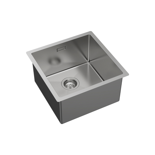Fienza Hana 30L Laundry Sink with Overflow Stainless Steel