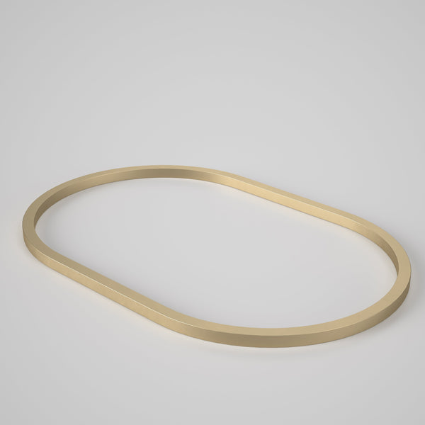 Caroma Liano II 600mm Pill Dress Ring Brushed Brass