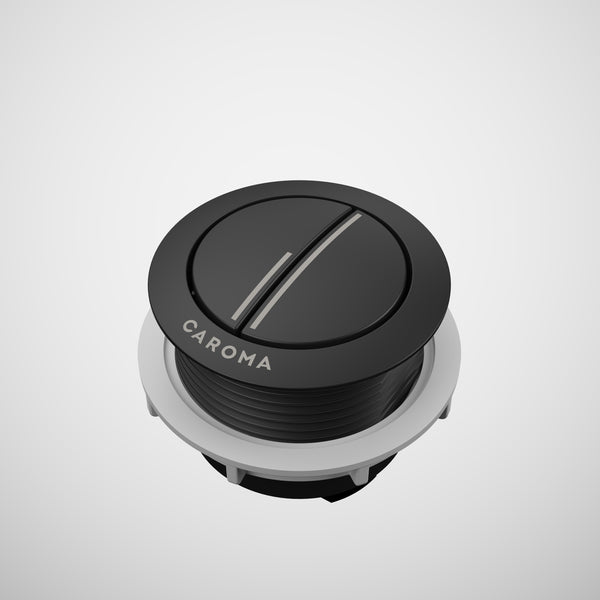 Caroma Urbane II Wall Faced Close Coupled Flush Button Matte Black