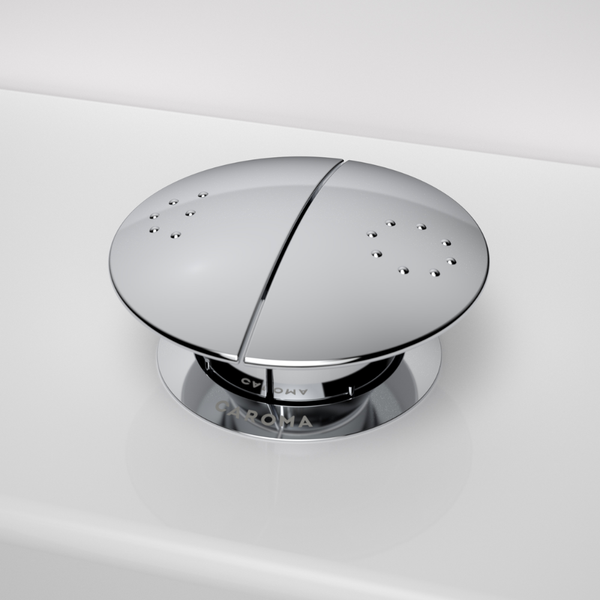 Caroma Round Care Button Chrome