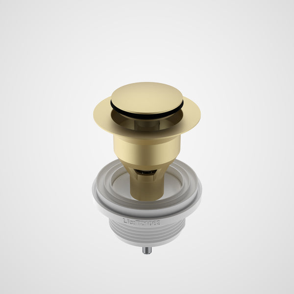 Caroma 40mm Pop-Up Plug & Waste Brushed Brass
