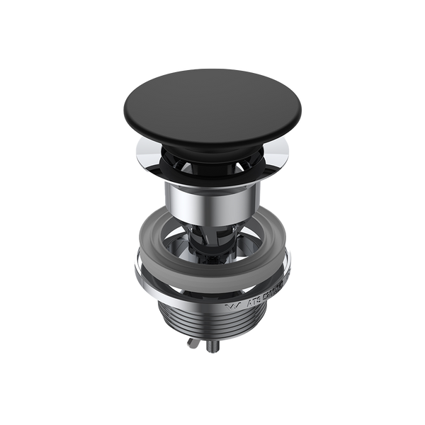 Caroma Urbane II Basin Dome Pop-Up Plug & Waste Matte Black