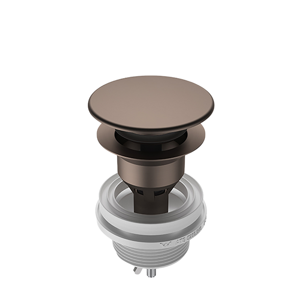Caroma Urbane II Basin Dome Pop-Up Plug & Waste Brushed Bronze