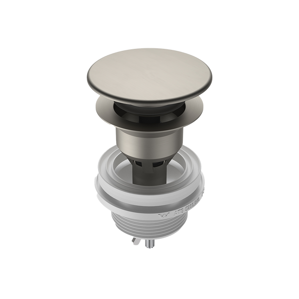 Caroma Urbane II Basin Dome Pop-Up Plug & Waste Brushed Nickel