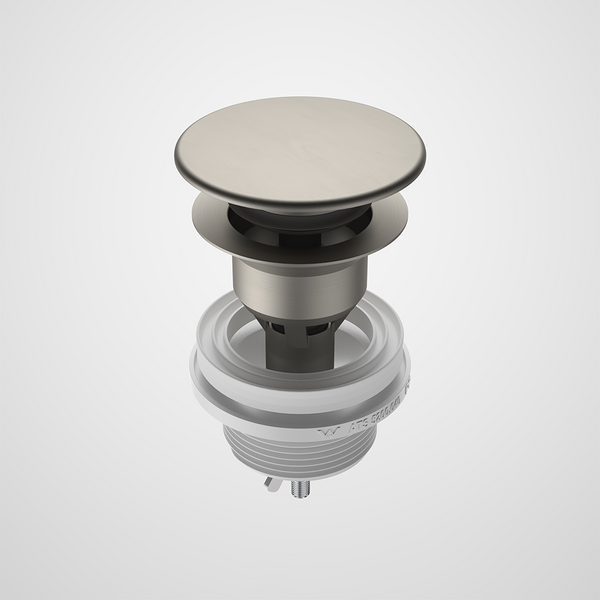 Caroma Urbane II Basin Dome Pop-Up Plug & Waste Brushed Nickel