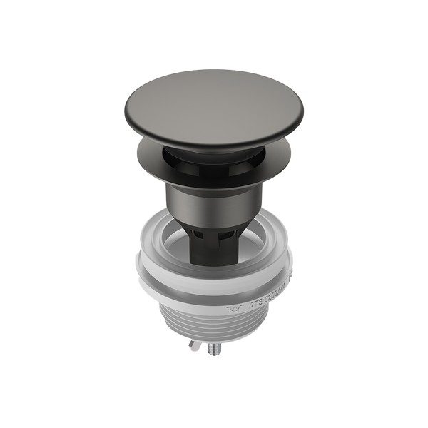 Caroma Urbane II Basin Dome Pop-Up Plug & Waste Gunmetal