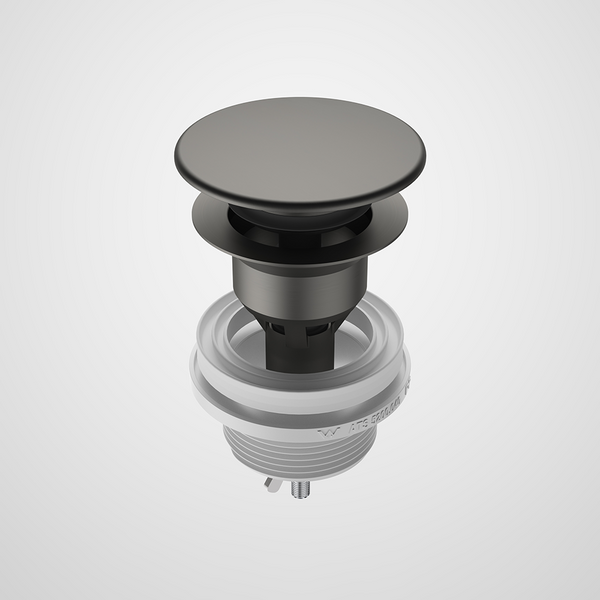 Caroma Urbane II Basin Dome Pop-Up Plug & Waste Gunmetal
