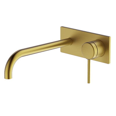 Abey Poco Wall Basin Set 220mm (Trim Kit Only) Brushed Brass