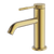Gareth Ashton Poco Knurled Basin Mixer Brushed Brass