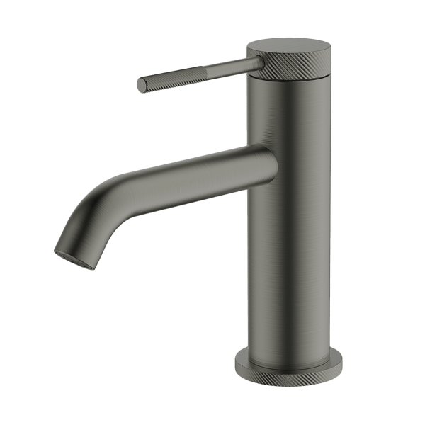 Gareth Ashton Poco Knurled Basin Mixer Gunmetal