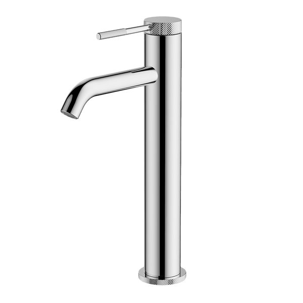 Gareth Ashton Poco Knurled High Basin Mixer Chrome