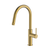 Abey Poco Pull Out Kitchen Mixer Brushed Brass Lead Free